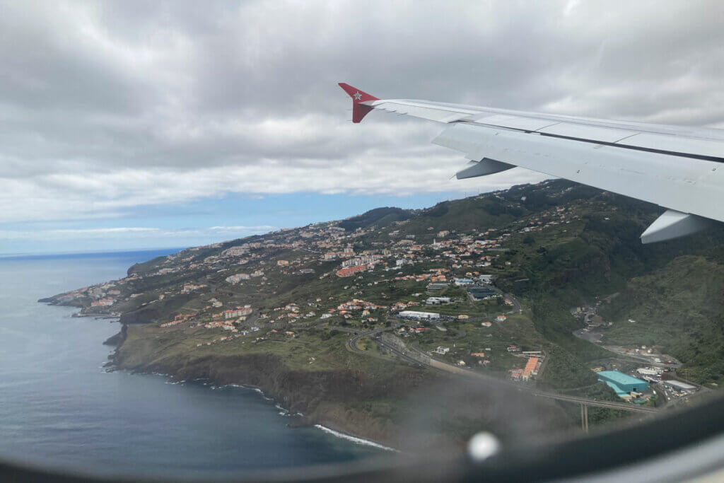 Anflug Madeira